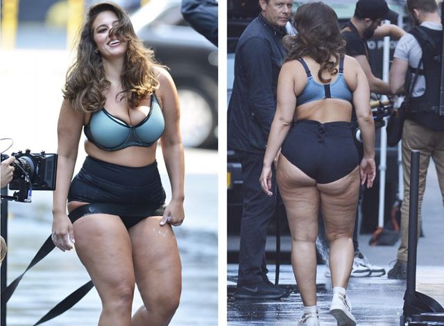 Пишнотіла модель у білизні стала зіркою Тижня моди: відверті фото - фото 195467