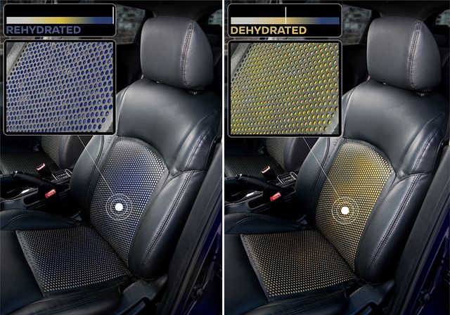 Nissan придумав чутливі до поту сидіння та кермо - фото 199208