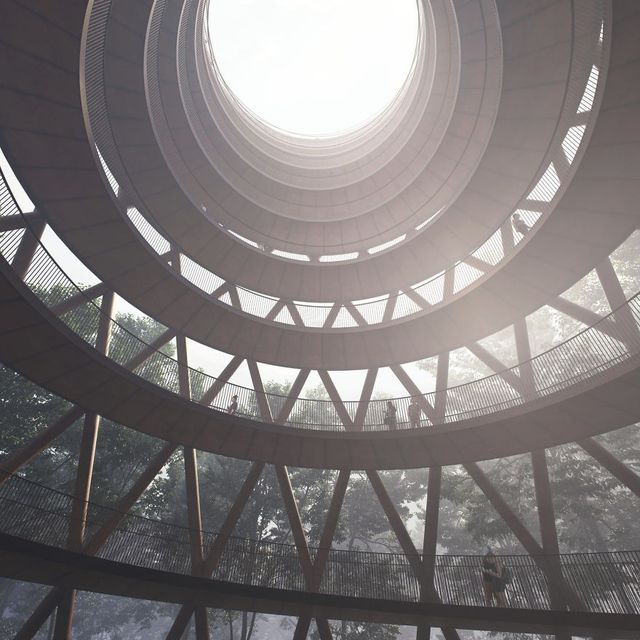 Незвичайна оглядова вежа у Данії, від якої перехоплює дух - фото 198769