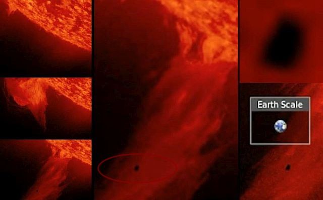 Таємничий об'єкт зняли поблизу розпеченої зірки