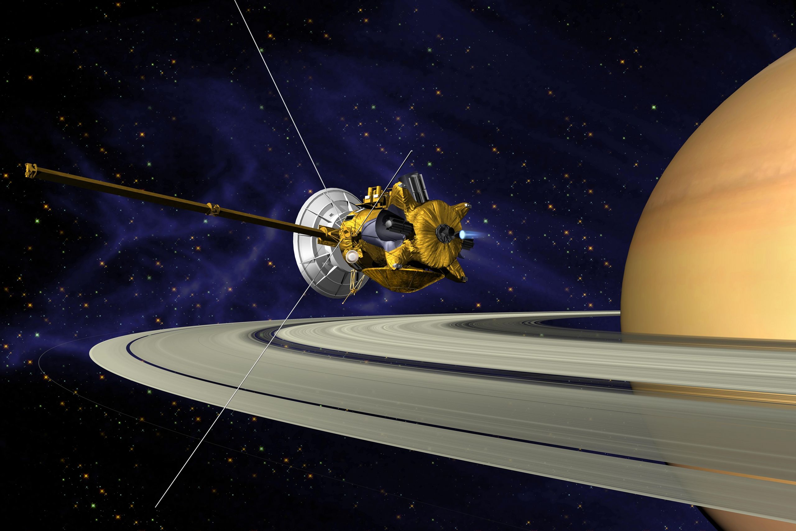 Зонд Cassini передав останній сигнал і згорів в атмосфері Сатурна