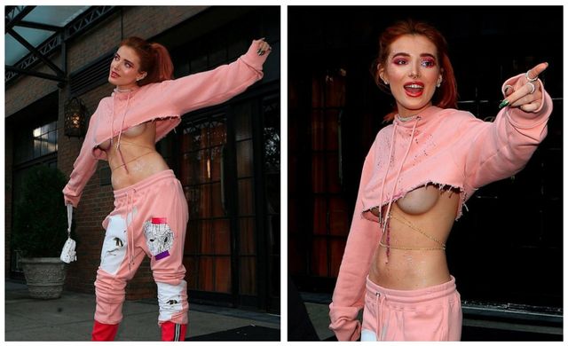 Відома американська співачка з'явилася на публіці з оголеними грудьми: фотофакт (18+) - фото 195227