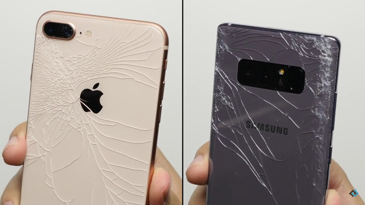 iPhone 8 Plus та Galaxy Note8 пройшли краш-тест - фото 1