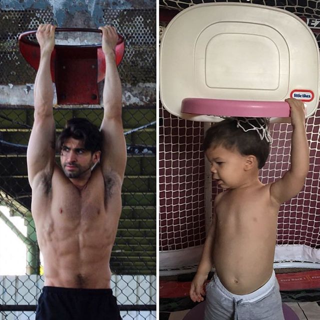 Маленький племінник фотографується краще за свого дядька-модель - фото 204393