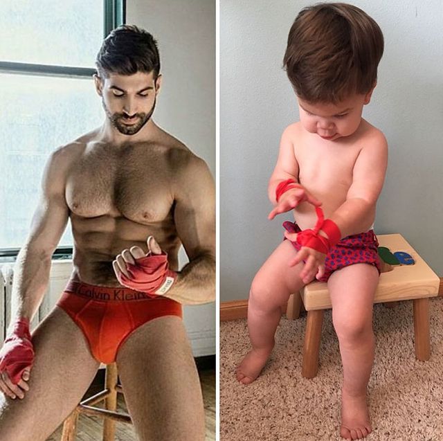 Маленький племінник фотографується краще за свого дядька-модель - фото 204411