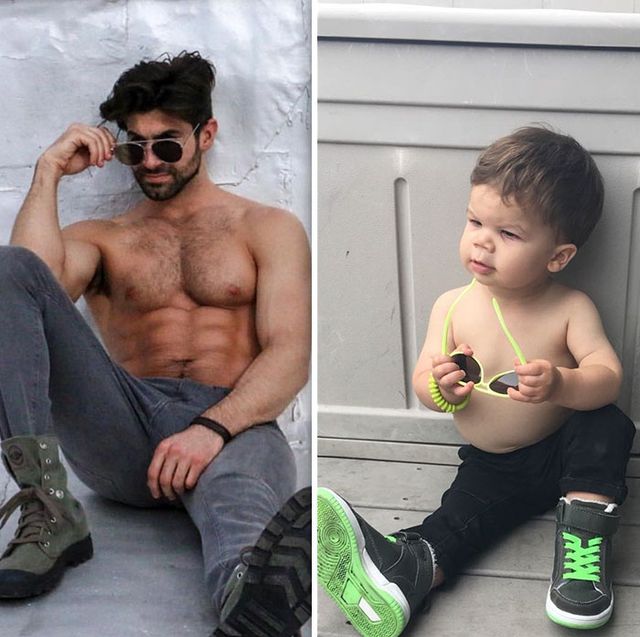 Маленький племінник фотографується краще за свого дядька-модель - фото 204391