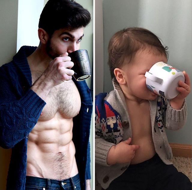 Маленький племінник фотографується краще за свого дядька-модель - фото 204397