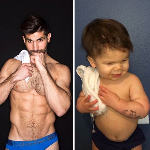 Маленький племінник фотографується краще за свого дядька-модель - фото 204404