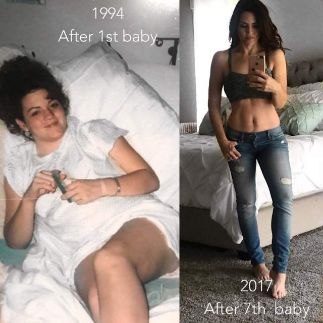 Мати сімох дітей підкорила мережу шикарною фігурою - фото 204792