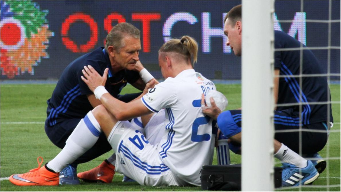 Лідер Динамо зазнав моторошної травми у матчі Ліги Європи
