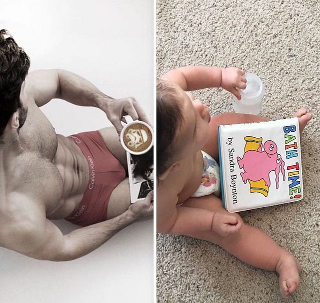 Маленький племінник фотографується краще за свого дядька-модель - фото 204399