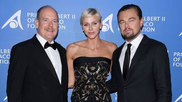 Ді Капріо із князем Монако та його дружиною - фото 199710