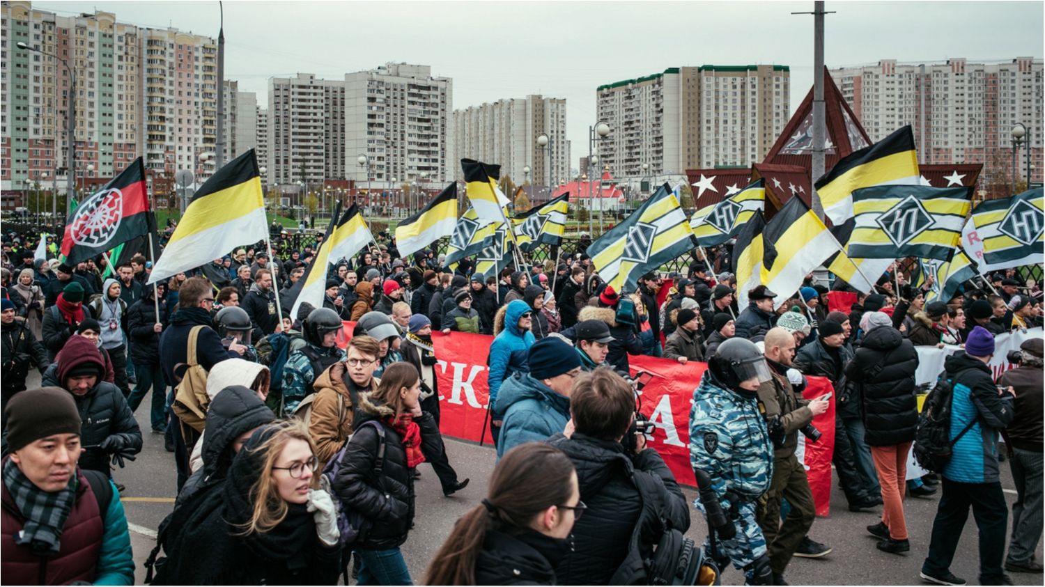 У центрі Москви затримали понад 80 осіб
