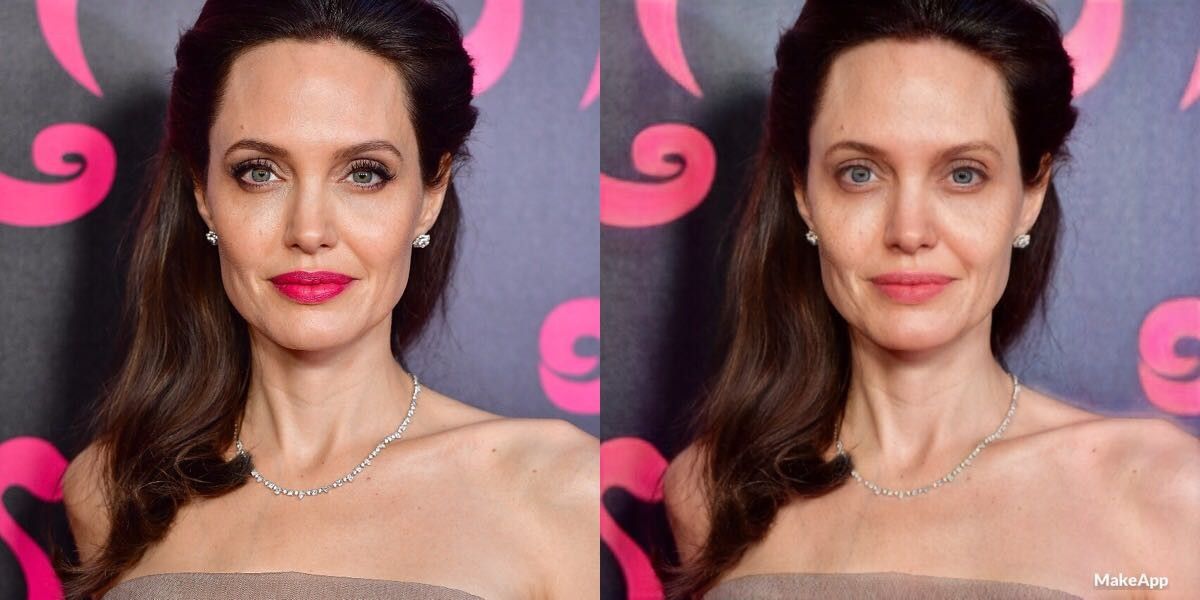 Цей додаток показує, як виглядають дівчата без макіяжу