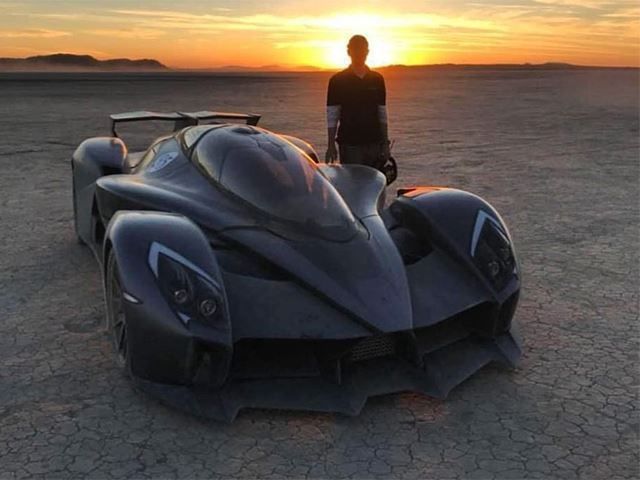 У США створили гіперкар Tachyon Speed з шістьма електромоторами