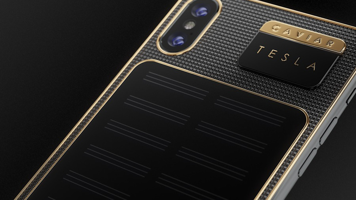 iPhone X Tesla: розкішний смартфон, який уміє сам себе заряджати - фото 1