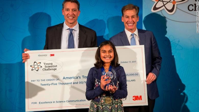 Школярка виграла 25 тисяч доларів за науковий винахід