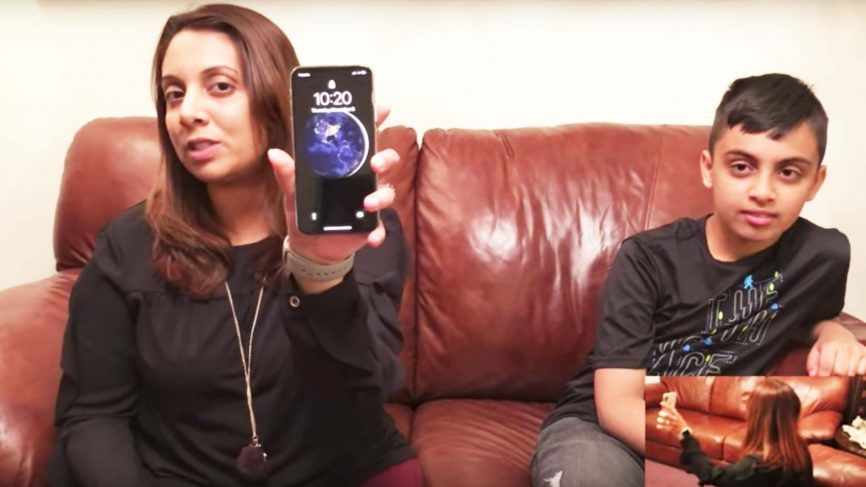 Як 10-річний хлопчик легко обійшов захист iPhone X: відеофакт