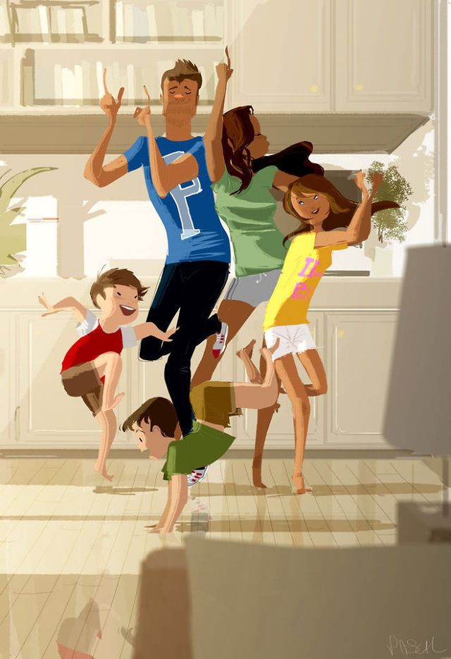 Любов існує! Сімейне життя у чарівних малюнках - фото 212099