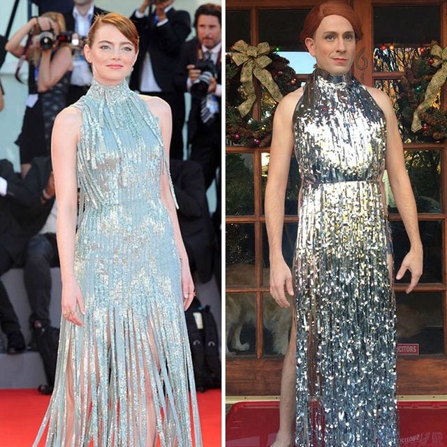 Відомий актор геніально пародіює образи зірок: кумедні фото - фото 208878