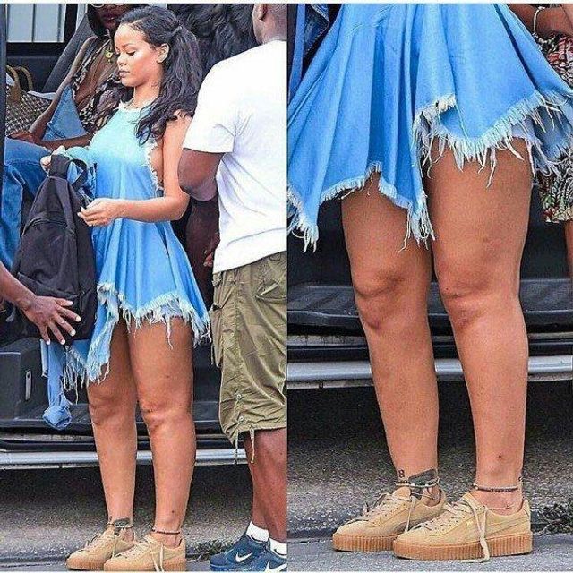 Rihanna шокувала громадськість своєю фігурою - фото 206164