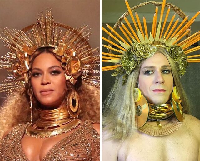 Відомий актор геніально пародіює образи зірок: кумедні фото - фото 208880