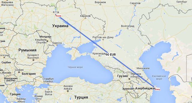Через Росію: з Баку до Києва запустять автобус - фото 207224