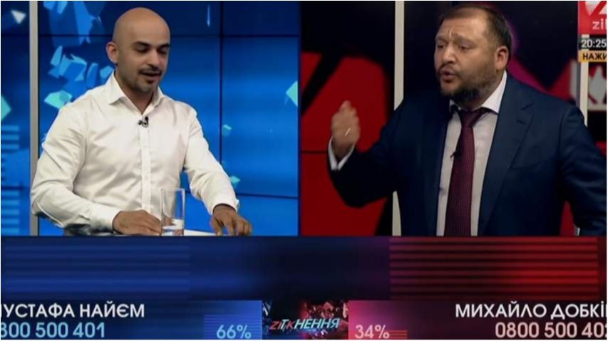 Добкін та Найєм жорстко посварилися у прямому ефірі