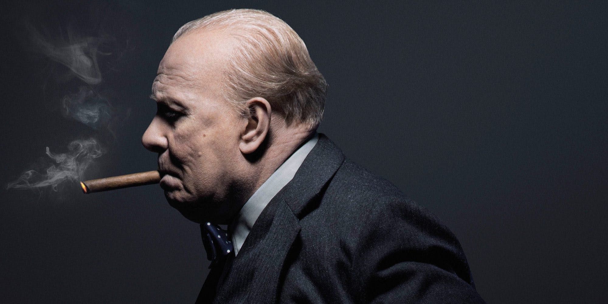 Актор, який зіграв роль Черчилля, викурив на зйомках 400 сигар