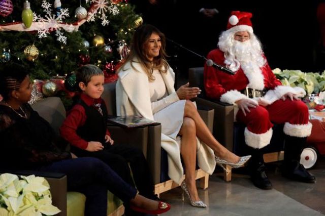 Меланія у Вашингтоні навідалась до Національної дитячої лікарні- фото 213974