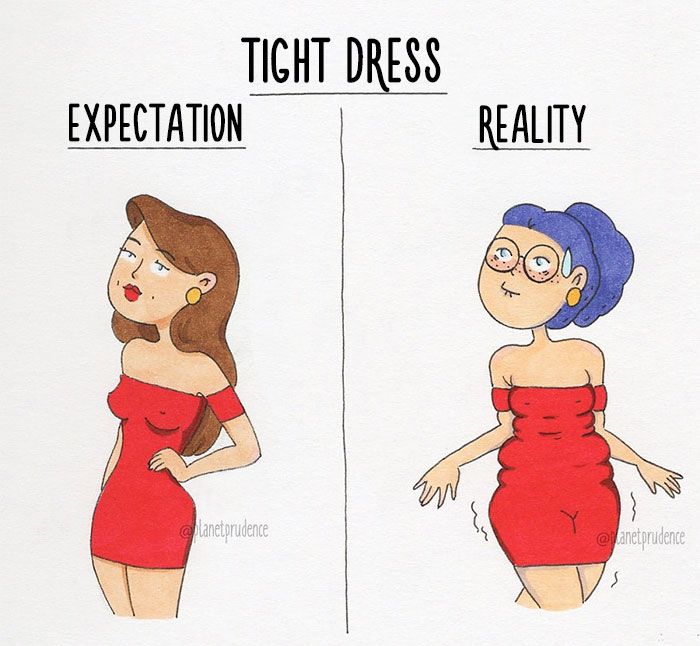 Щоденні проблеми жінок у кумедних коміксах