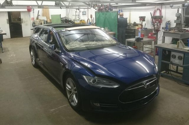 Британець удосконалив Tesla Model S задля свого собаки - фото 215756