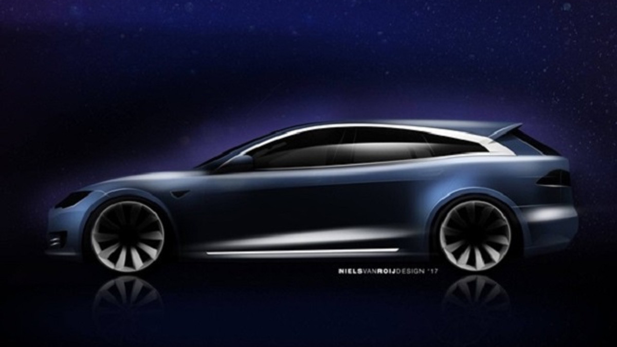 Розкрито зовнішність універсалу на базі Tesla Model S - фото 1