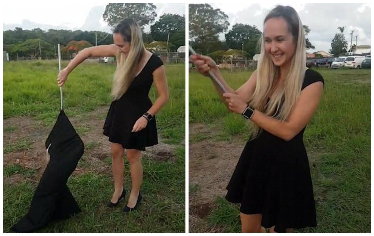 Спіймати пітона на шпильках: гламурна українка викликала фурор в Австралії