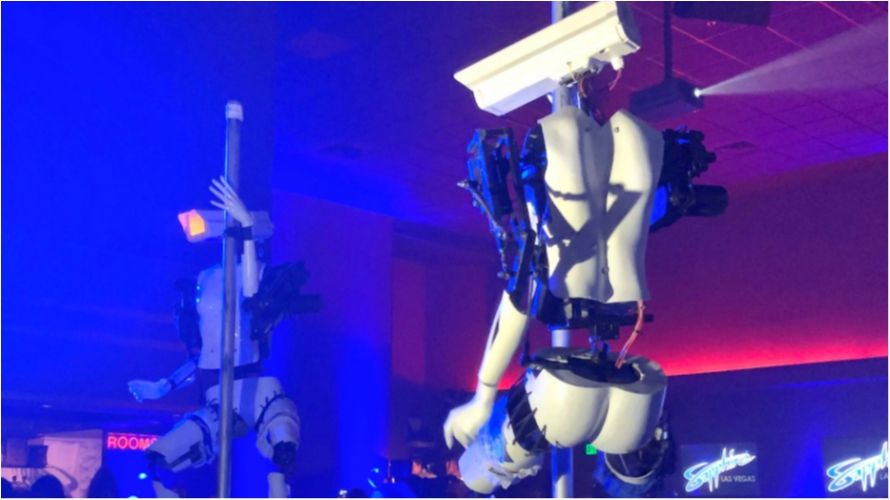 У Лас-Вегасі показали роботів-стриптизерок