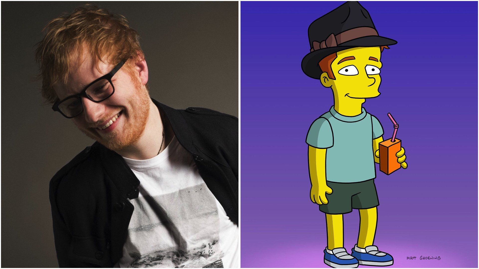 Британський співак Ед Ширан з'явився у нових "Сімпсонах"