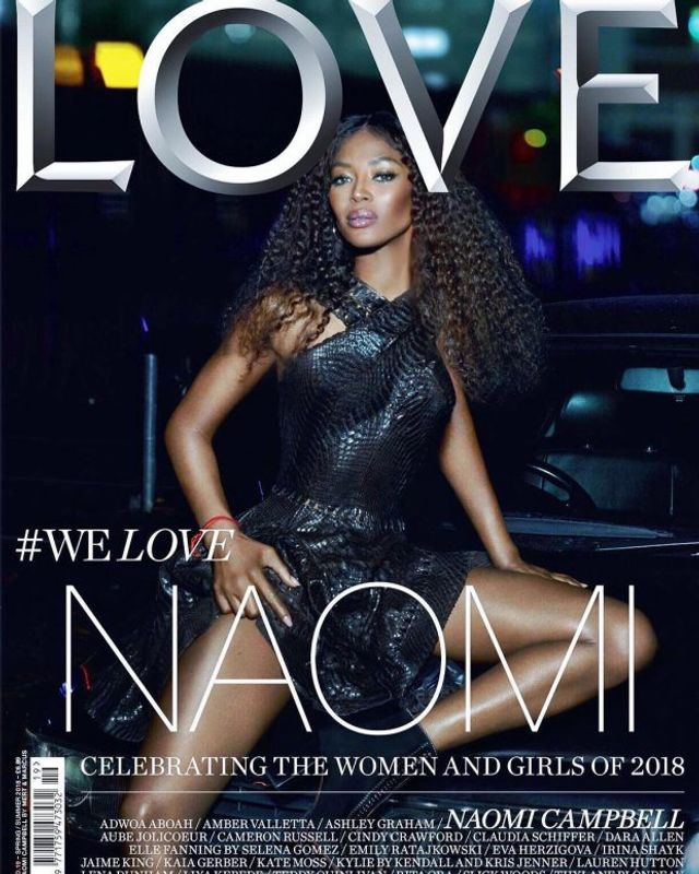 Обкладинка з Наомі Кембелл - фото 222345