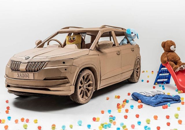 Skoda зробила картонний Karoq, який сподобається дітям - фото 220126