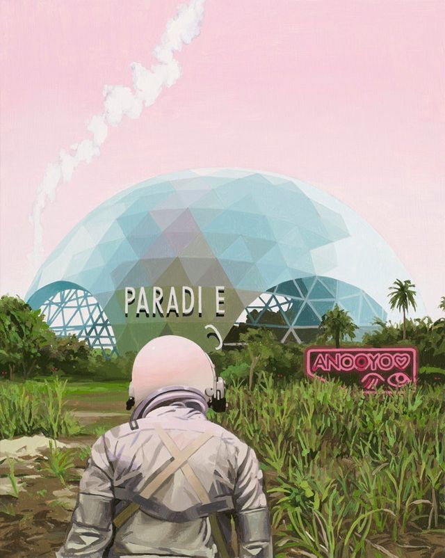 Самотній астронавт у покинутому світі - фото 223108