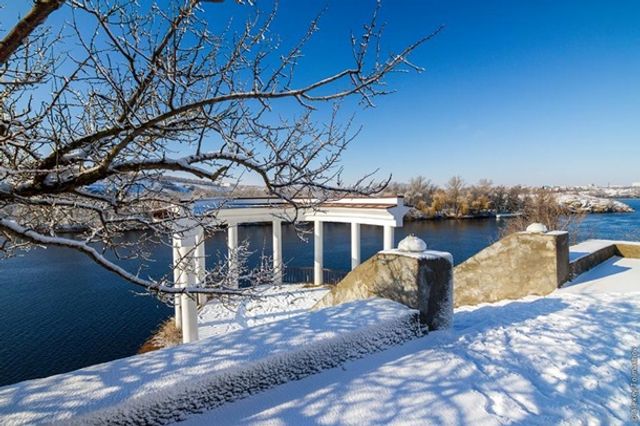 Засніжена Хортиця - фото 223453