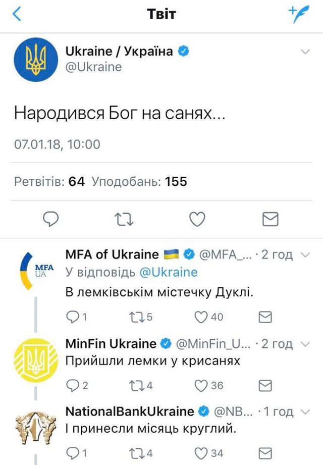 Як українські держструктури запустили різдвяний флешмоб - фото 219563