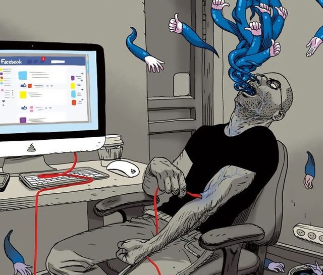 Сатиричні ілюстрації життя, які змусять вам думати - фото 220767