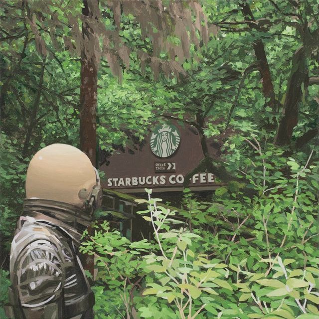 Самотній астронавт у покинутому світі - фото 223117