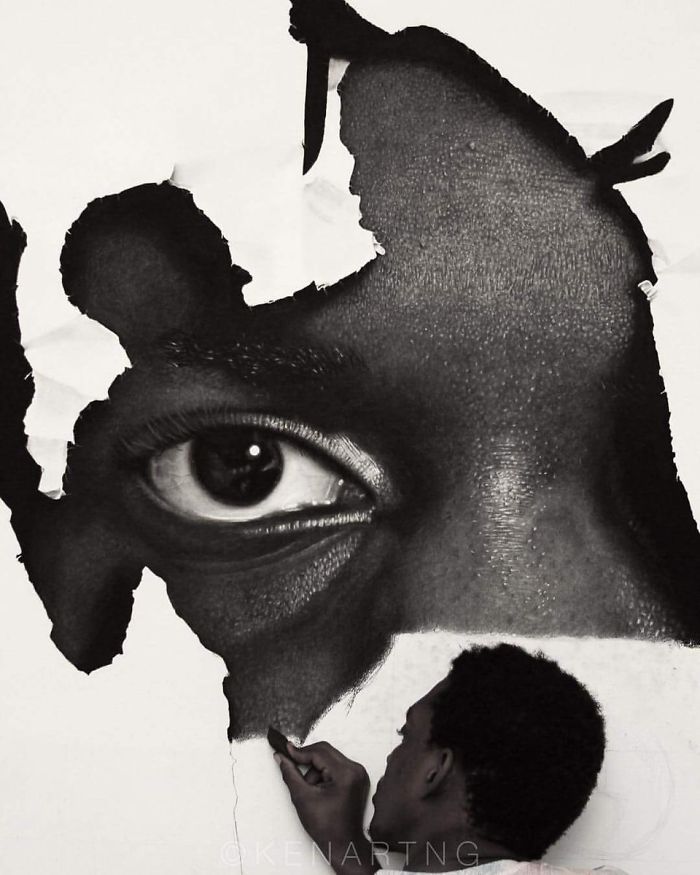 Нігерійський митець вражає реалістичністю картин, які схожі на фото - фото 1