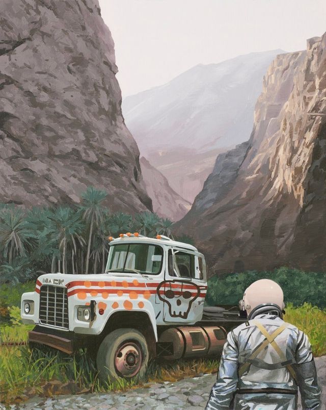 Самотній астронавт у покинутому світі - фото 223109