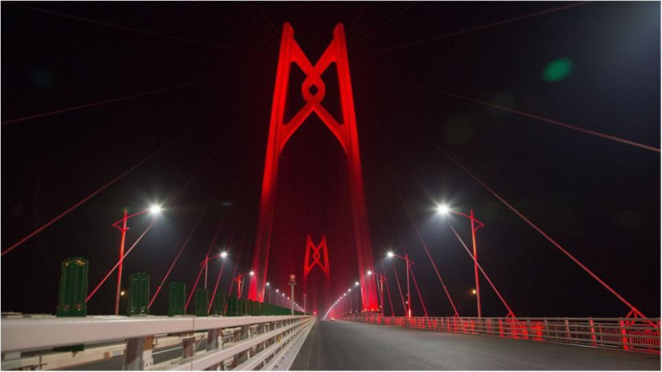 У Китаї добудували найдовший морський міст - фото 1