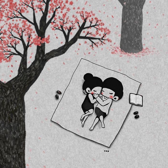 Корейський художник показує, як виглядає любов у дрібницях: - фото 1