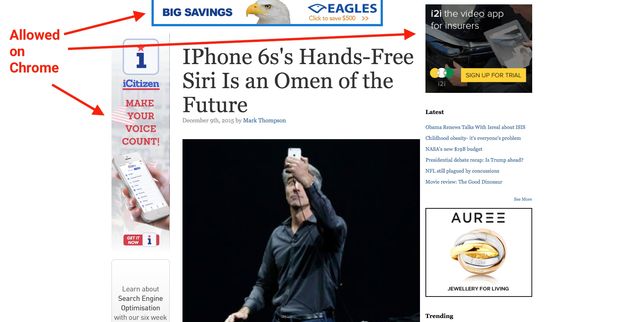 Вбудований додаток для блокування реклами в Chrome виявився безглуздим - фото 223513