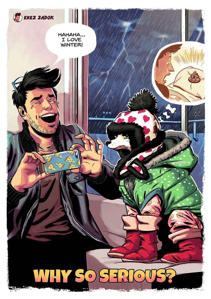 Це знайомо кожному власнику собаки: кумедні комікси