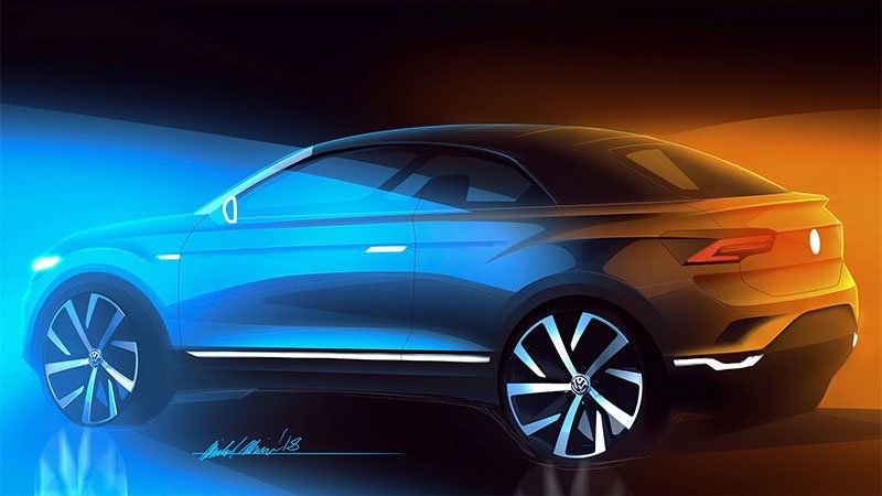 Кросовер Volkswagen T-Roc перетворять на кабріолет
